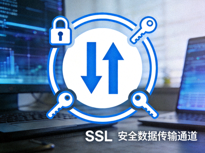 SSL加密技术图标 - 表示安全的数据传输通道